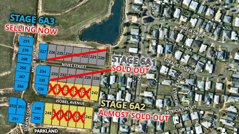 New Land Release – Stage 6A/3 at Pioneer Lakes, Mirani