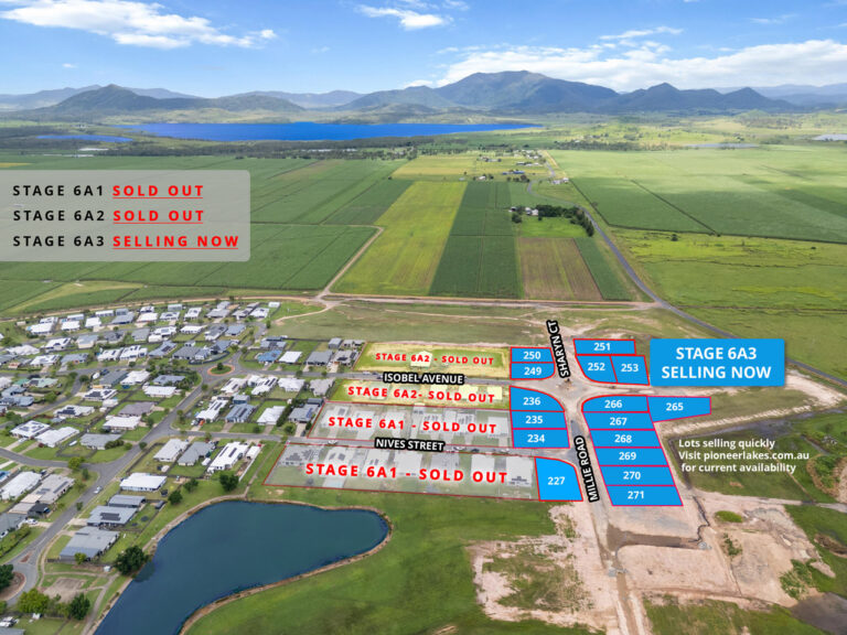 New Land Release – Stage 6A/3 at Pioneer Lakes, Mirani